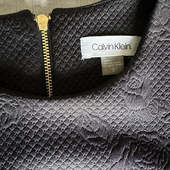 Calvin Klein Black Dress size 2 - Picture 4 of 4